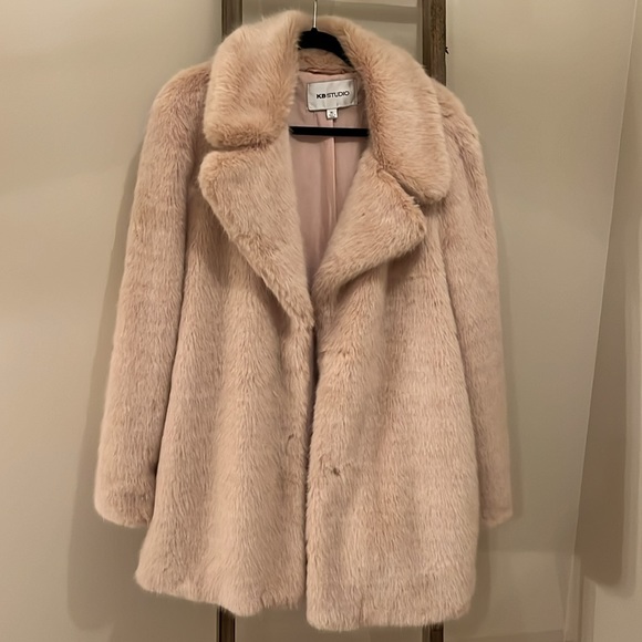 KB studio, blush faux for car coat - Picture 3 of 4